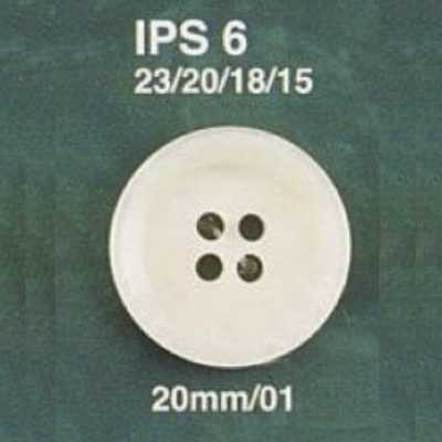IPS6 Cúc 4 Lỗ Mặt Bằng Nhựa Polyester Resin