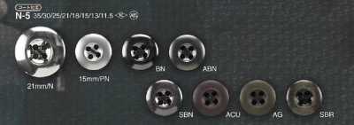 N5 Cúc 4 Lỗ Bằng Nhựa Resin ABS