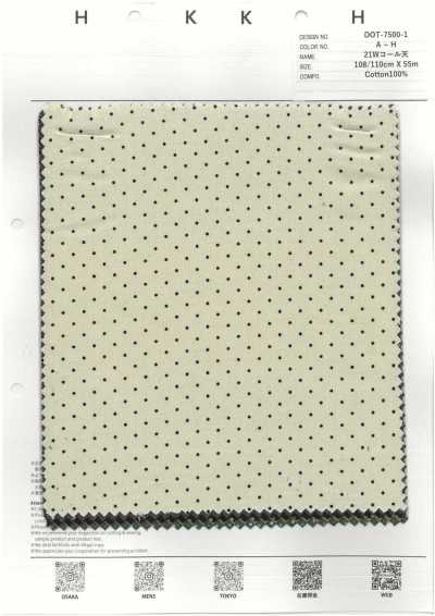DOT-7500-1 Corduroy 21W