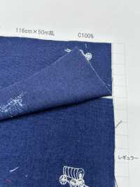 P2280-1328 In Xả Vải Chambray 5oz Dệt May Yoshiwa Ảnh phụ