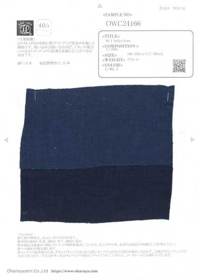 OWC24166 Lanh Indigo 40/1