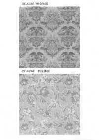 OCA43611 C/L Jacquard "khu Vườn"[Vải] Oharayaseni Ảnh phụ