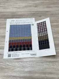 14402 Vải Cotton 100/2 Trong Suốt , Vải Broadcloth Kẻ Caro Kẻ Caro Nhỏ. SUNWELL Ảnh phụ