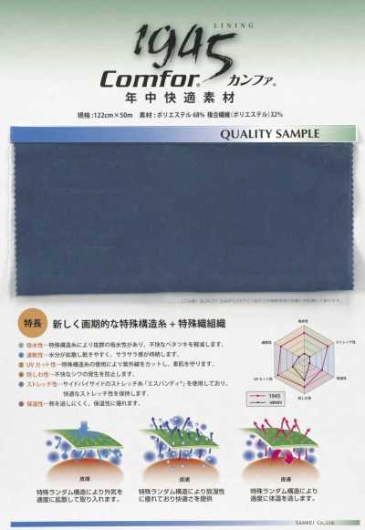 1945 Vải Lót Polyester, Chất Liệu Thoải Mái Quanh Năm, Canfa