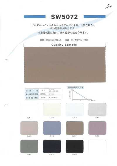 SW5072 Không Bóng Mắt Dệt Mịn