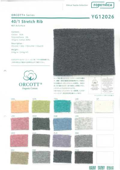 YG12026 O-Cotton 40/- Span Vải Tereko