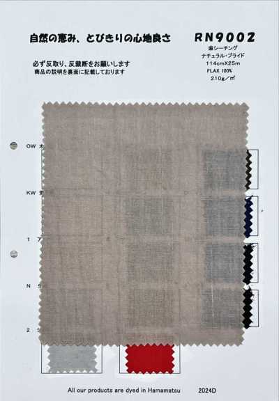 RN9002 Vải Mộc Sợi Gai Natural Pride