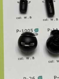 P1005 Nút Chặn Dây Tròn 2 Lỗ Nhựa Resin Nylon[Mặt Thắt Lưng Và Khoen] DAIYA BUTTON Ảnh phụ