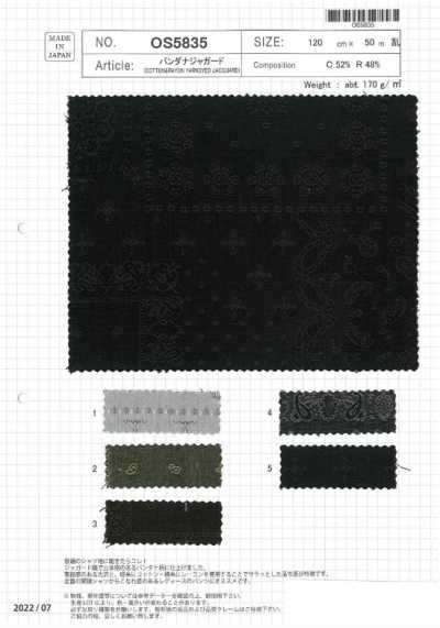 OS5835 Bandana Jacquard
