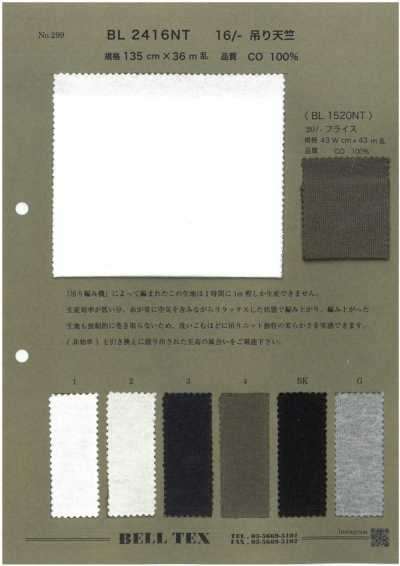 BL2416NT 16/- Vải Cotton Tenjiku Treo