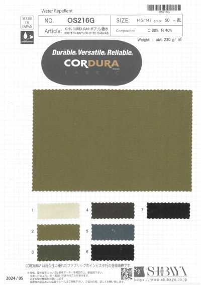 OS216G C/N CORDURA® Poplin Chống Thấm
