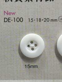 DE100 Cúc Nhựa Resin Polyester 4 Lỗ DAIYA BUTTON Ảnh phụ