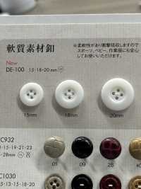 DE100 Cúc Nhựa Resin Polyester 4 Lỗ DAIYA BUTTON Ảnh phụ