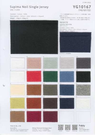 YG10167 SPM Vải Cotton Tenjiku Noil