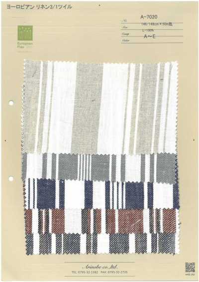 A-7020 Linen Châu Âu 3/1 Twill