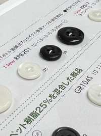RPB201 Sản Xuất Tại Nhật Bản Cúc Nhựa Resin PET Tái Chế 4 Lỗ DAIYA BUTTON Ảnh phụ