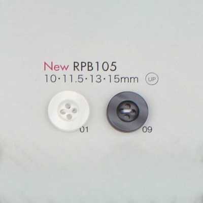 RPB105 Sản Xuất Tại Nhật Bản Cúc Nhựa Resin PET Tái Chế 4 Lỗ