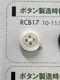 RCB17 Cúc 4 Lỗ Viền Nhựa Resin Polyester DAIYA BUTTON Ảnh phụ