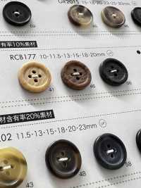 RCB177 Cúc 4 Lỗ Viền Nhựa Resin Polyester DAIYA BUTTON Ảnh phụ