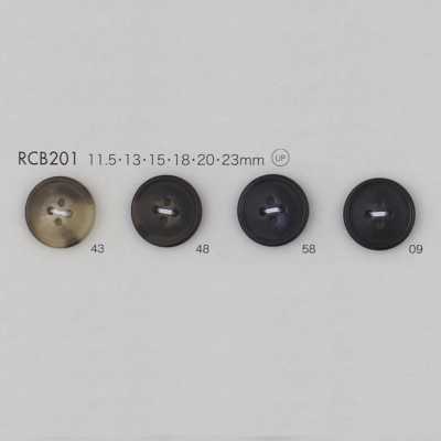 RCB201 Cúc 4 Lỗ Có Viền Bằng Nhựa Resin Polyester