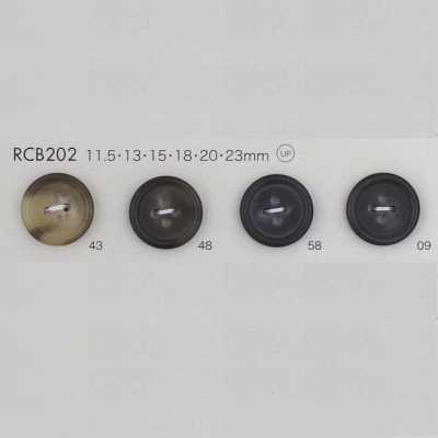 RCB202 Cúc 4 Lỗ Có Viền Bằng Nhựa Resin Polyester
