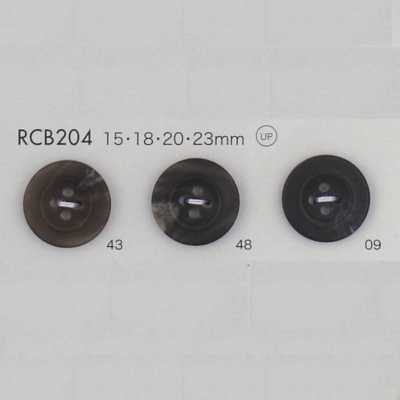 RCB204 Cúc 4 Lỗ Có Viền, Nhựa Resin Polyester
