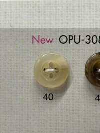 OPU308 Được Làm Bằng Nhựa Resin Polyester, Kiểu Dáng đồi Mồi, 4 Lỗ[Cúc] DAIYA BUTTON Ảnh phụ