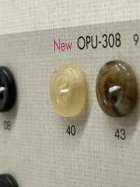 OPU308 Được Làm Bằng Nhựa Resin Polyester, Kiểu Dáng đồi Mồi, 4 Lỗ[Cúc] DAIYA BUTTON Ảnh phụ