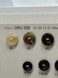 OPU308 Được Làm Bằng Nhựa Resin Polyester, Kiểu Dáng đồi Mồi, 4 Lỗ[Cúc] DAIYA BUTTON Ảnh phụ