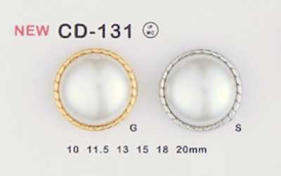 CD-131 Cúc Kim Loại (Cúc Phối Ngọc Trai)