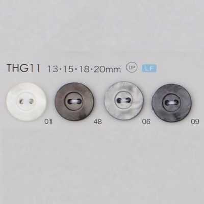THG11 Cúc 2 Lỗ Làm Từ Nhựa Resin Polyester