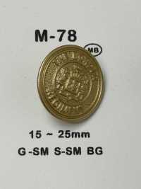 M-78 Cúc Kim Loại DAIYA BUTTON Ảnh phụ