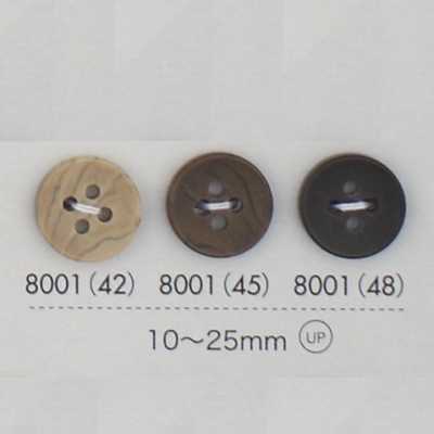 8001 Cúc 4 Lỗ Bằng Nhựa Resin Polyester