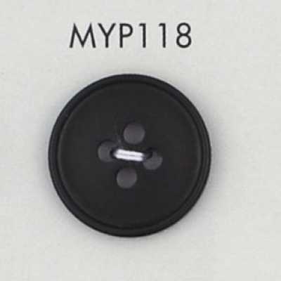 MYP118 Cúc 4 Lỗ Có Viền, Làm Bằng Nhựa Polyester Resin