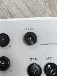 OP283 Cúc 4 Lỗ Kiểu Trâu Nhựa Resin Polyester DAIYA BUTTON Ảnh phụ