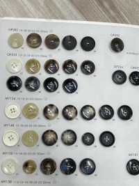 MY155 Cúc 4 Lỗ Kiểu Trâu Nhựa Resin Polyester DAIYA BUTTON Ảnh phụ