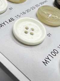 MY148 Cúc 4 Lỗ Kiểu Trâu Nhựa Resin Polyester DAIYA BUTTON Ảnh phụ