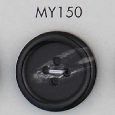 MY150 Cúc 4 Lỗ Có Viền, Chất Liệu Nhựa Polyester Resin