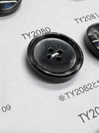 TY2080 Cúc 4 Lỗ Viền Nhựa Resin Polyester DAIYA BUTTON Ảnh phụ