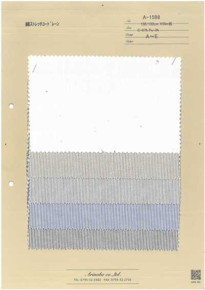 A-1598 Vải Cordlane Cotton Co Giãn