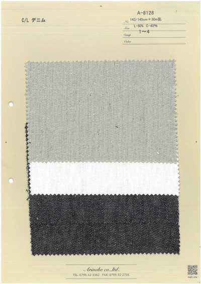 A-8128 Vải Bò Cotton/lanh