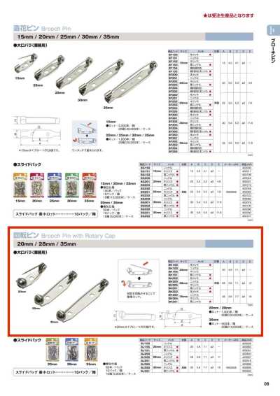 BROOCH-PIN Ghim Cài Xoay Bằng đồng Thau