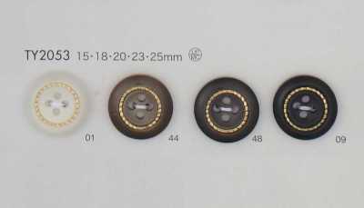 TY2053 Cúc 4 Lỗ Bằng Nhựa Resin Polyester