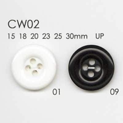 CW02 Cúc 4 Lỗ Bằng Nhựa Resin Polyester