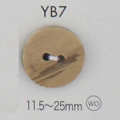 YB7 Cúc Gỗ Hai Lỗ Từ Chất Liệu Tự Nhiên