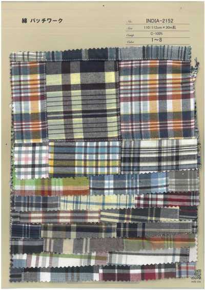 INDIA-2152 Chắp Mảnh Cotton