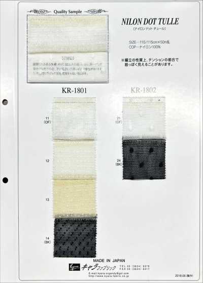 KR1801 Tulle Chấm Nylon