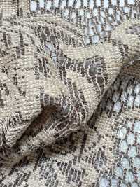 KKF8725-W-D3 Khổ Rộng Jacquard Pha Polyester Ren / Đăng Ten[Vải] Uni Textile Ảnh phụ