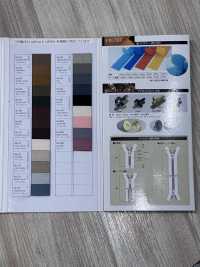 ASH-SAMPLE Thẻ Màu WALDES[Catalogue Sản Phẩm] Dây Khoá Kéo Asahi Ảnh phụ
