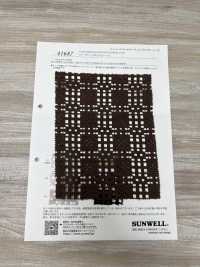 41687 Ren / Đăng Ten Gạch Khổ Thấp[Vải] SUNWELL Ảnh phụ